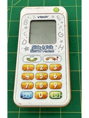 VTech Slide & Talk Smart Phone Electronic Learning Toy works!
